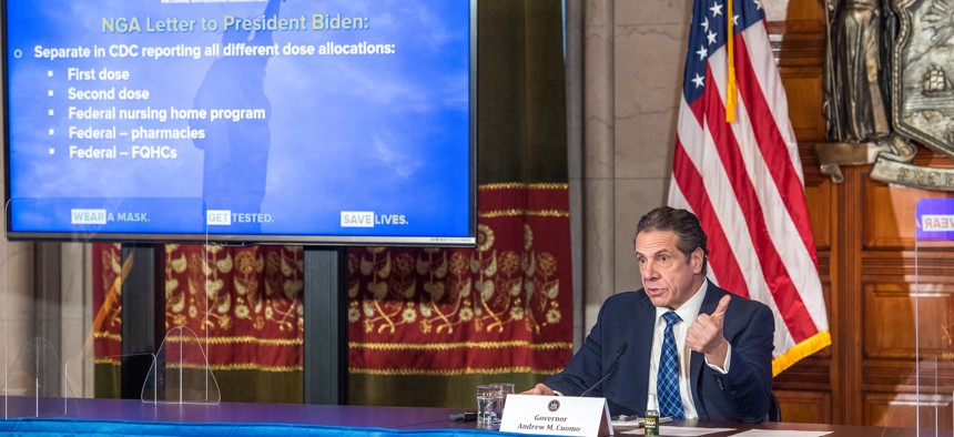 Governor Cuomo on Feb. 15.