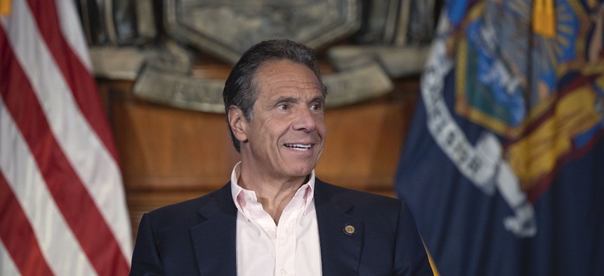 Governor Cuomo during his daily briefing on June 13th.