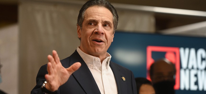 Governor Cuomo on March 17.