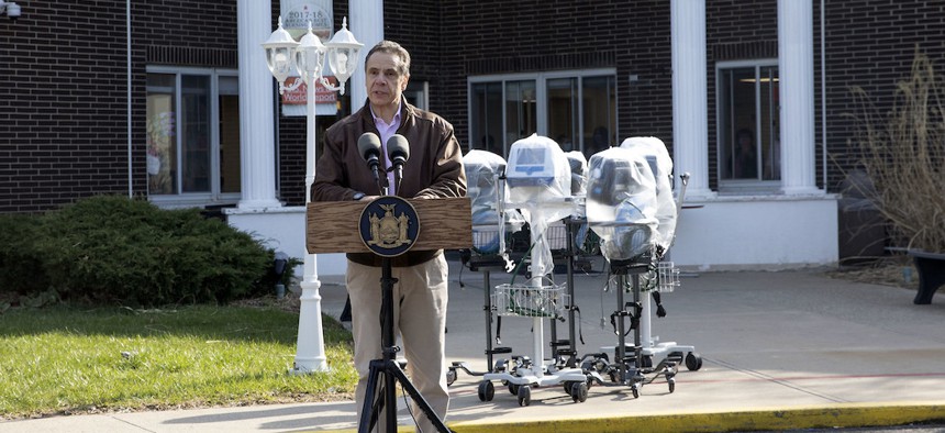 Governor Cuomo at Pathways Nursing and Rehabilitation Center.