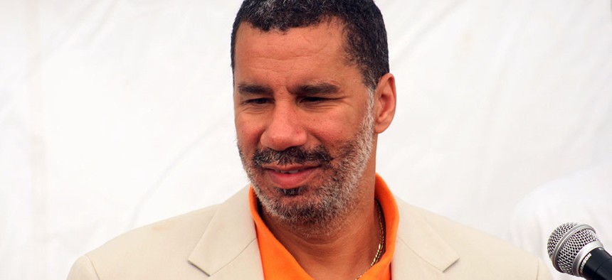 Former New York Gov. David Paterson at a Labor Day Parade Ceremony in 2008.