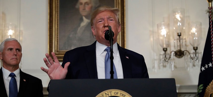President Donald Trump addresses the mass shootings in El Paso, Texas and Dayton, Ohio. 
