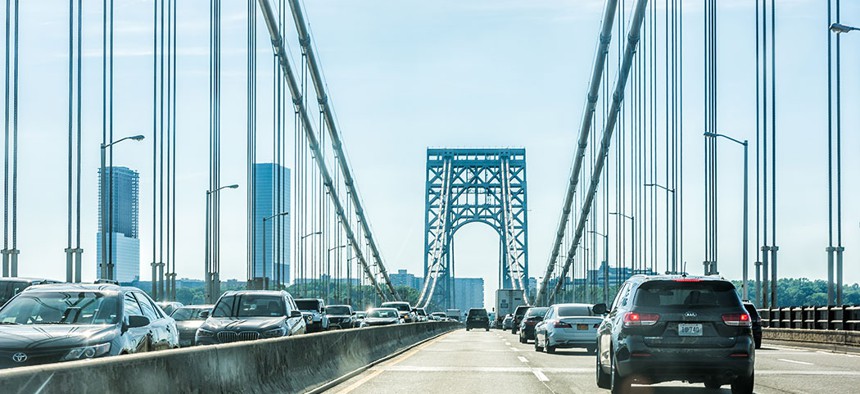 The George Washington Bridge.