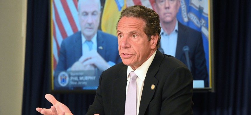 In June, the governors of New York, New Jersey and Connecticut formed a joint quarantine agreement for travelers from other states.