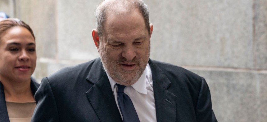 Disgraced film producer Harvey Weinstein. 