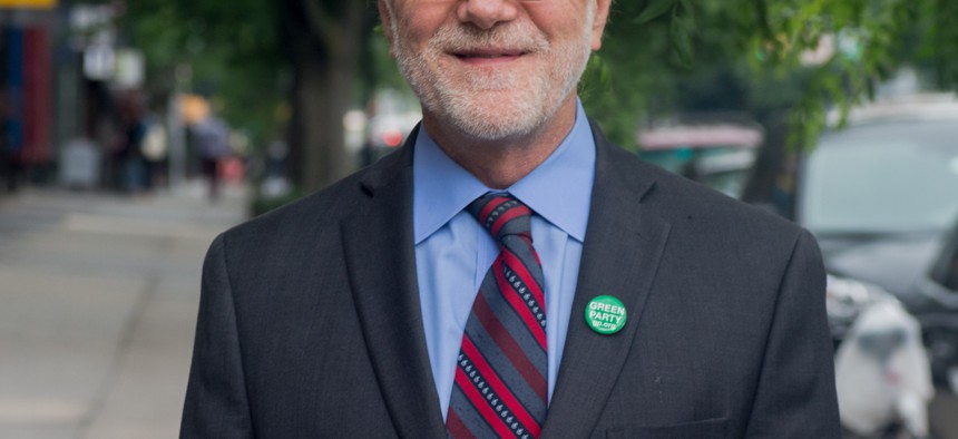 Green Party presidential candidate Howie Hawkins.