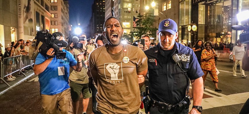 New York City Councilman Jumaane Williams arrested outside Trump Tower