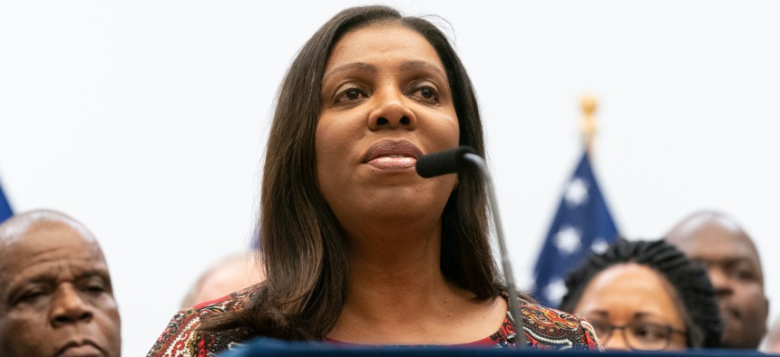 New York State Attorney General Letitia James