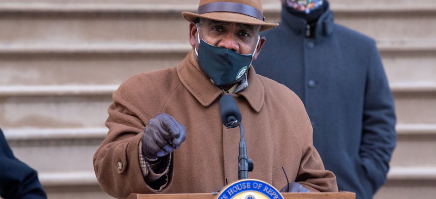 Rep. Gregory Meeks, chair of the Queens Democratic Party