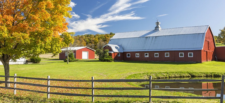 A farm located in New York's Catskills.