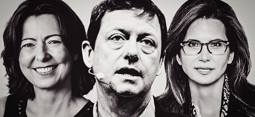 Jelena Kovacenic, Fred Wilson and Desiree Gruber. 