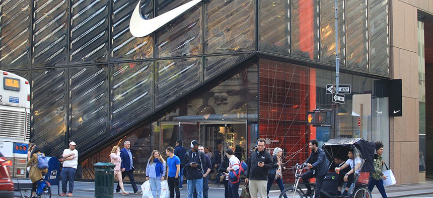 Nike's flagship store in New York.