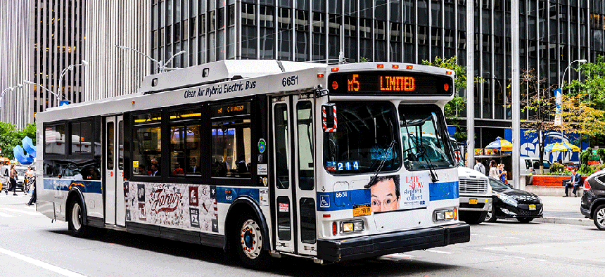 New York City bus.