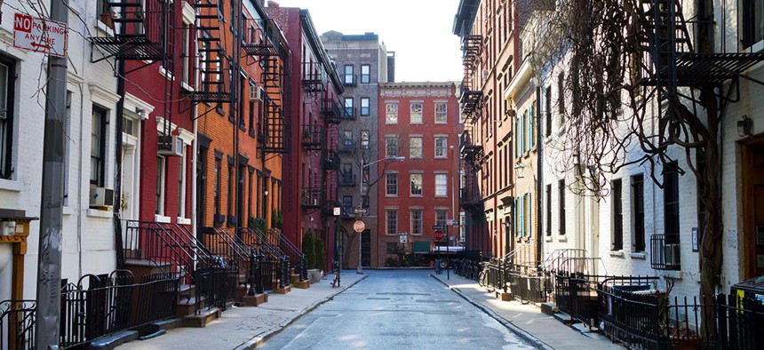 Apartments in Manhattan.