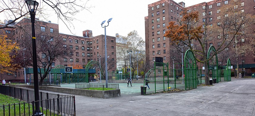 New York City Housing Authority residences in Brooklyn.