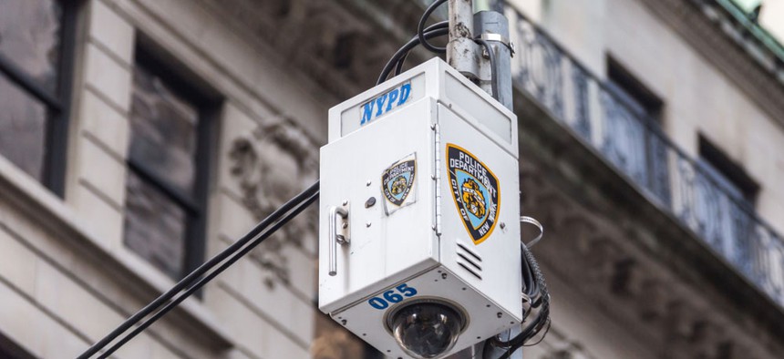 NYPD surveillance camera.