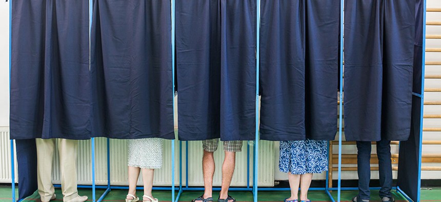 Polling booth