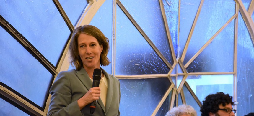 Zephyr Teachout at the WFP convention
