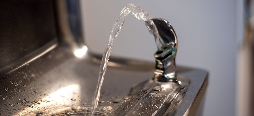 School water fountain