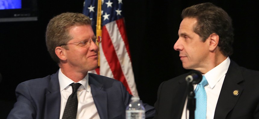 Shaun Donovan with Governor Cuomo in 2013.