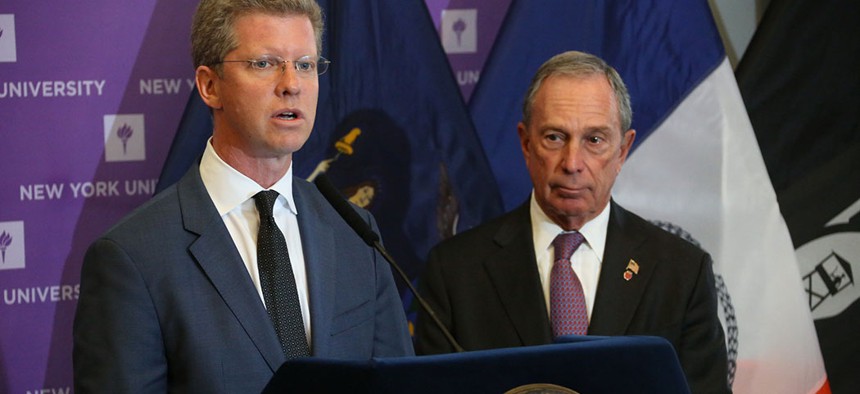 Shaun Donovan and then Mayor Michael Bloomberg in 2013.