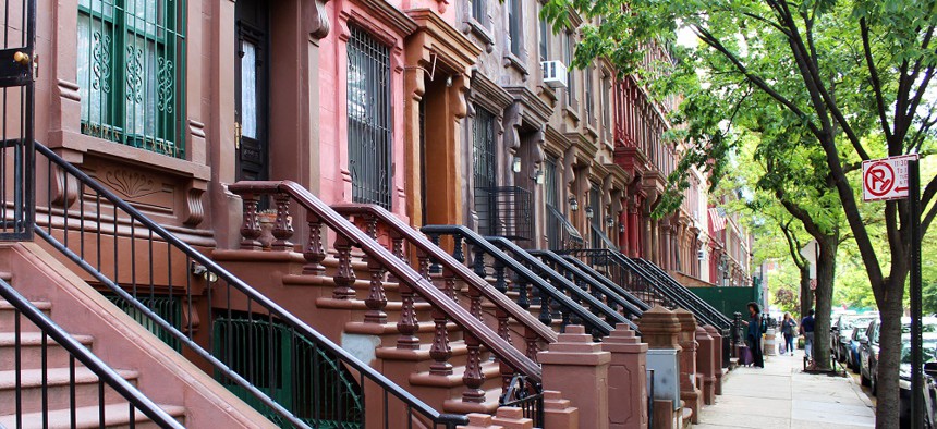 Brownstones in Harlem