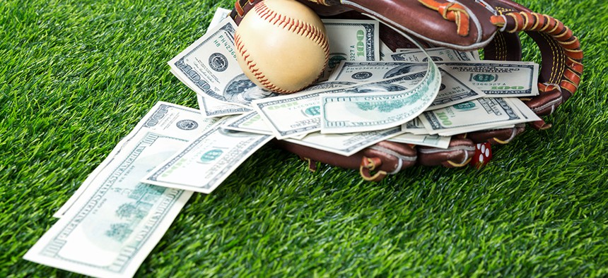 Money in a baseball glove new york sports betting