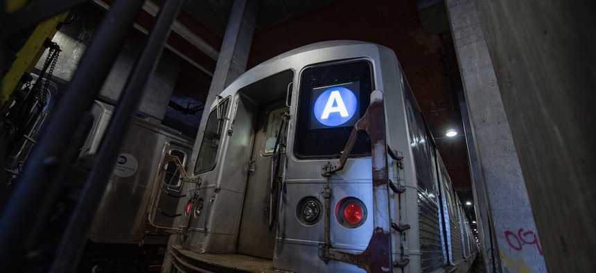 The homeless in NYC have sought refuge from the pandemic by riding the mostly empty subways.