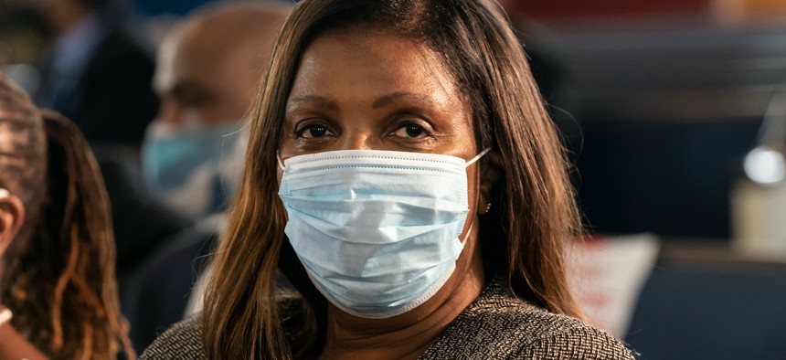 New York State Attorney General Letitia James in July 2020.