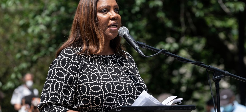 New York State Attorney General Tish James in June 2020.