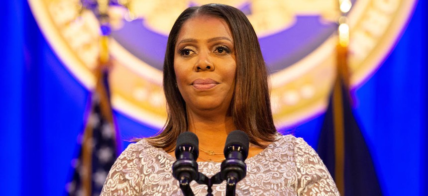 New York Attorney General Letitia James has sued the Trump administration 20 times in the first 11 months of 2019.