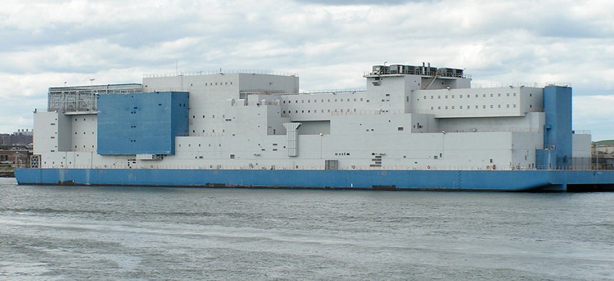 floating bronx jail barge Vernon C Bain Correctional Center