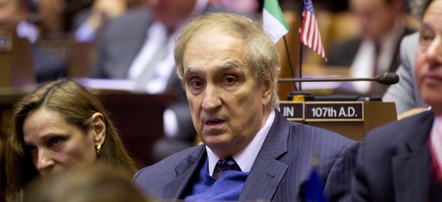 Former Assemblyman Vito Lopez during session at the Capitol in Albany, 2013.