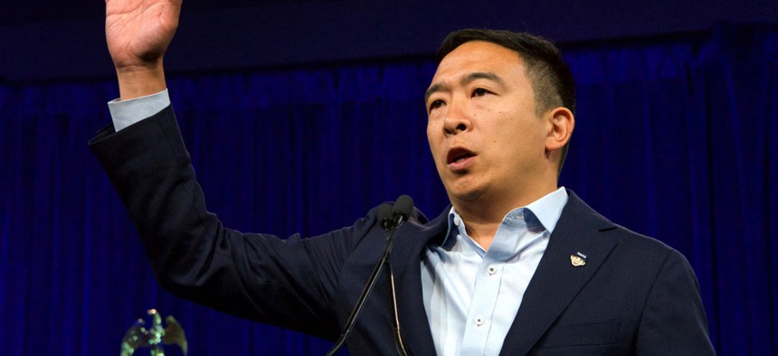 Former presidential candidate Andrew Yang.
