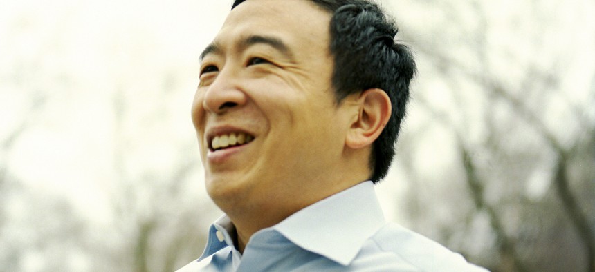 Leading New York City mayoral candidate Andrew Yang.