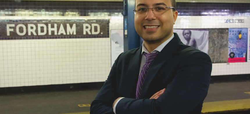 Newly elected New York City Council member Oswald Feliz.