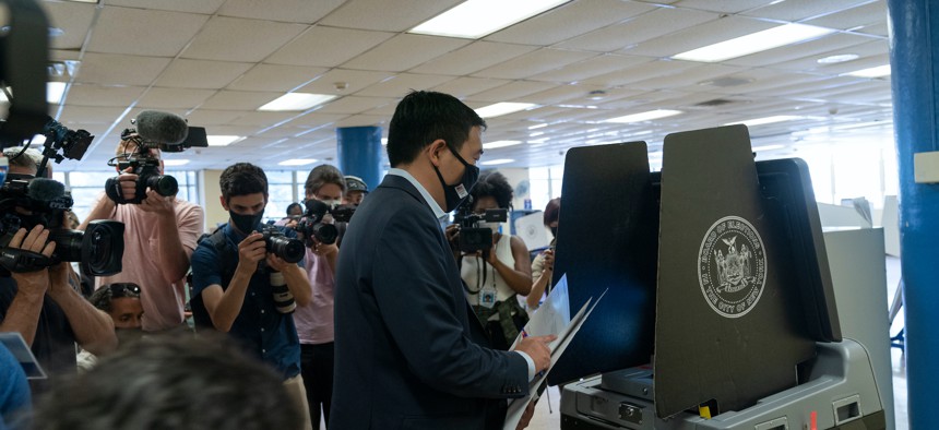 Andrew Yang voting