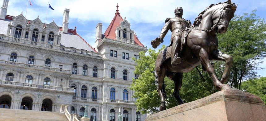 The New York State Capitol in Albany.