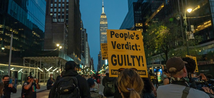 New Yorkers take to the streets on April 20