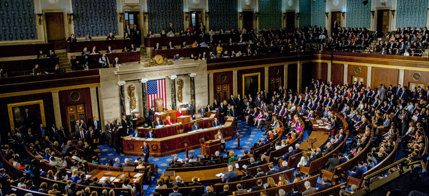 A join session of Congress.