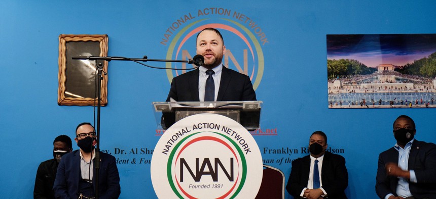 New York City Council Speaker Corey Johnson