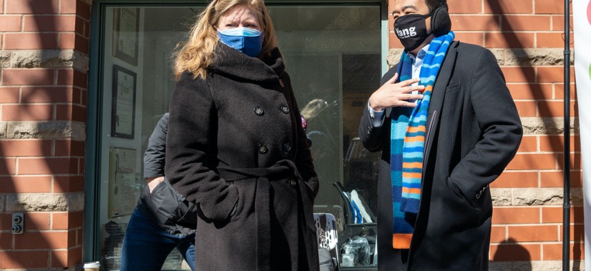 Kathryn Garcia and Andrew Yang