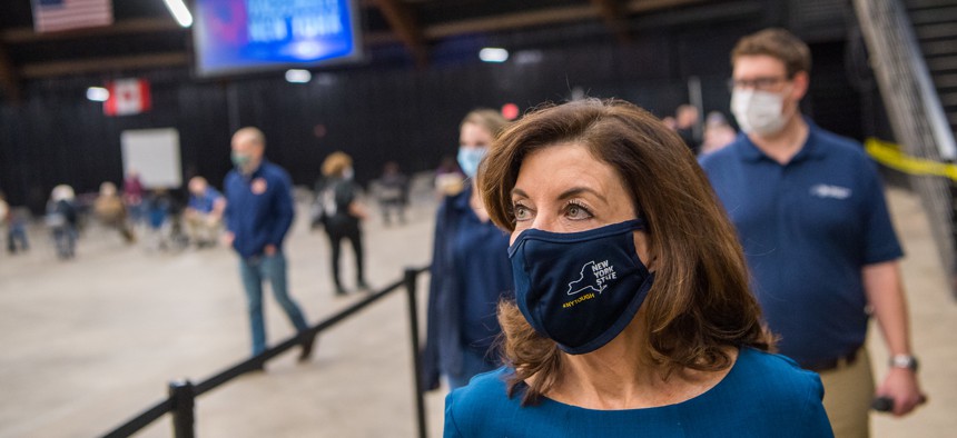 Lt. Gov. Kathy Hochul has stepped into the political limelight.