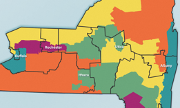 District map of New York