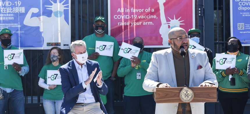 Henry Garrido, Executive Director of DC37, the largest public employee union in New York City.