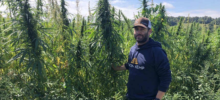 Daniel Dolgin is one of New York's first licensed hemp growers.