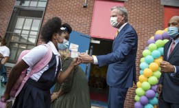 New York City stopped short of requiring students 12 and older to get COVID-19 vaccinations.