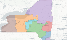 The Independent Redistricting Commission released two sets of maps along partisan lines, despite their mission to avoid partisan gerrymandering. There is a dramatic difference, for example, between the GOP version of the House district map, left, and the Democrats' version, right.