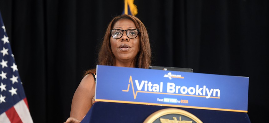 State Attorney General Letitia James is engaged in the classic pre-campaign tango as speculations fly about her interest in running for governor.