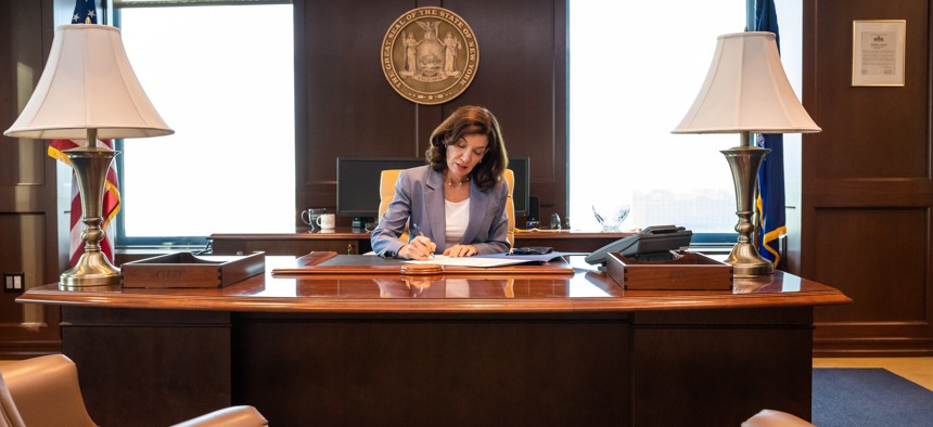 Gov. Kathy Hochul issued her first vetoes as governor last week.